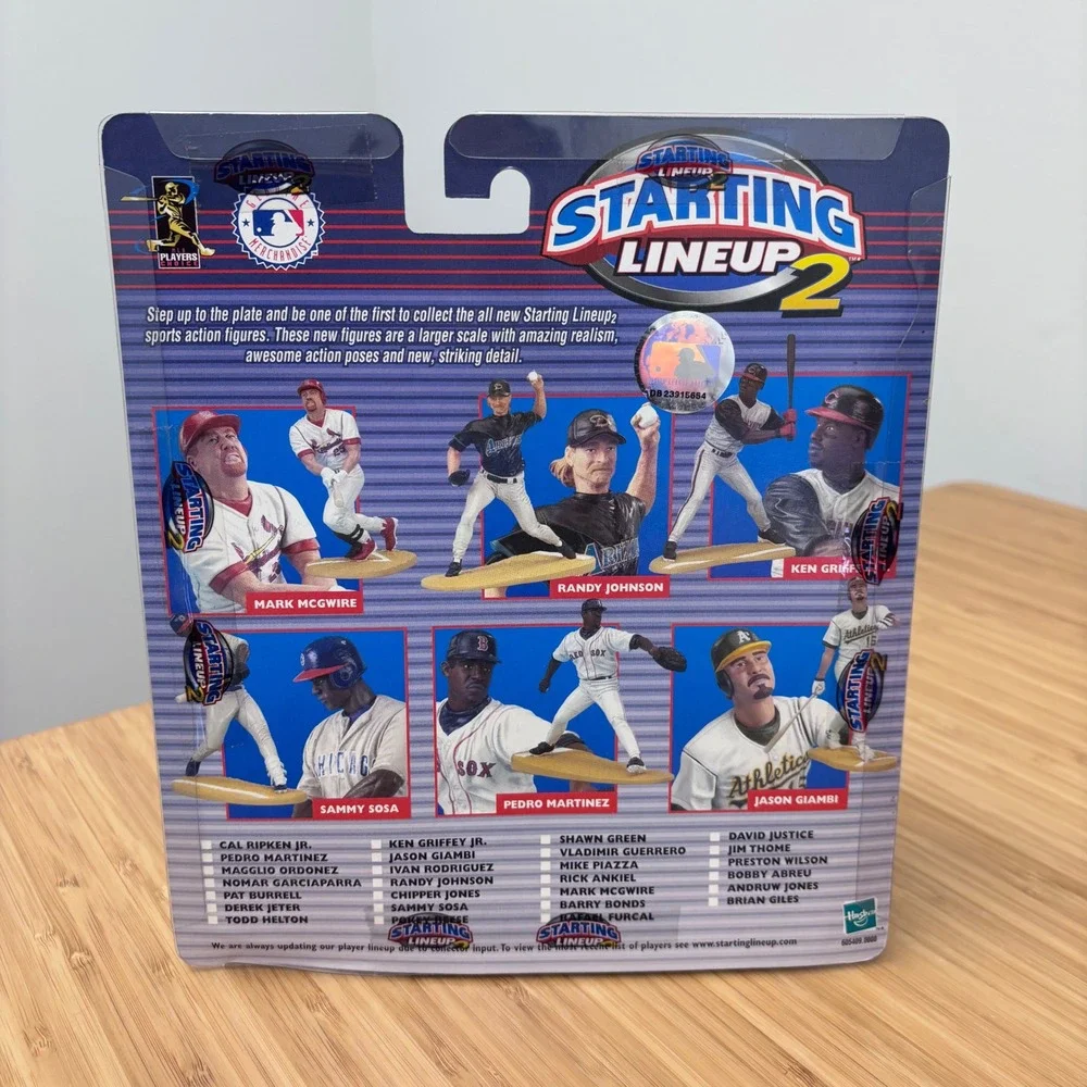 Hasbro Starting Lineup 2 Action Figure Mens OS Adult Red Jim Edmonds 2001‎ STL